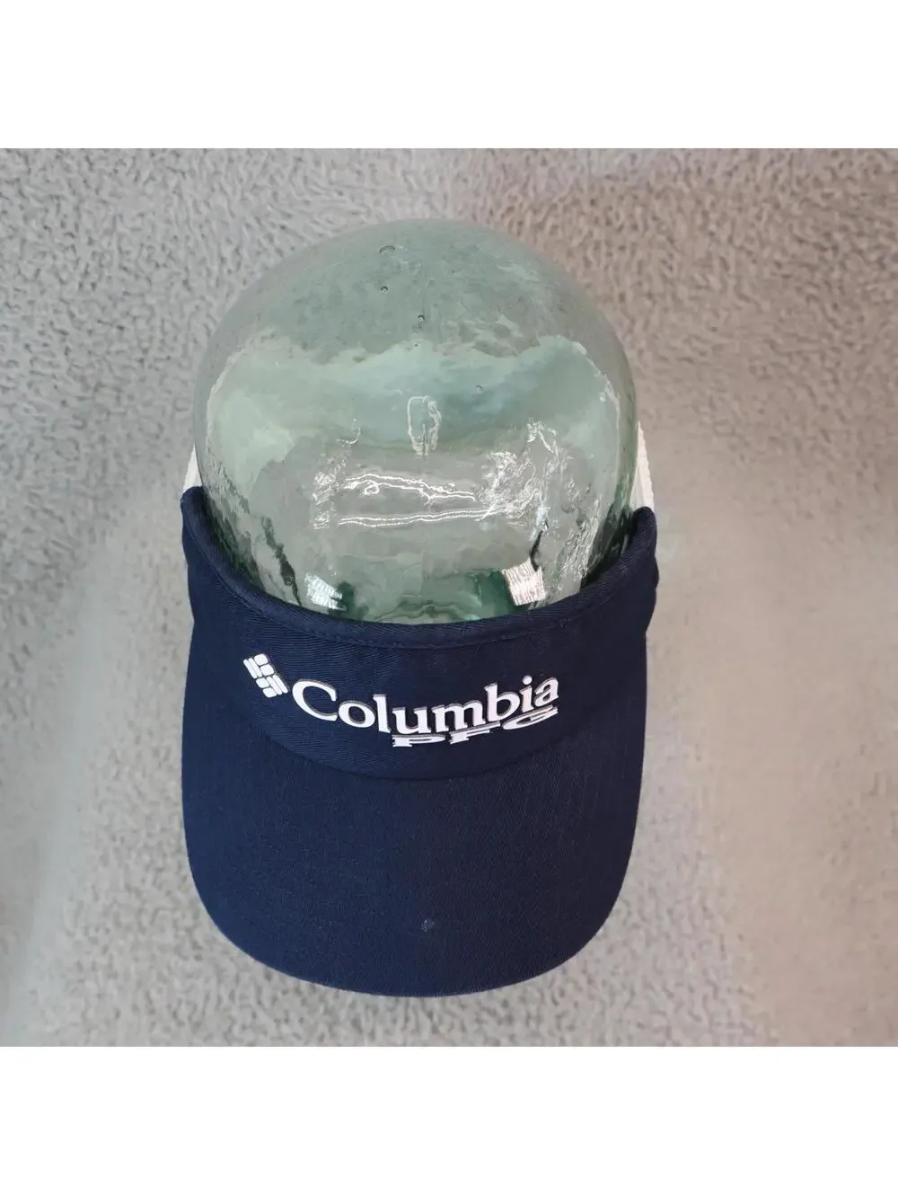 Columbia PFG Hat Cap S/M Visor Blue Outdoor Hiking Golf Flex - Picture 3 of 8